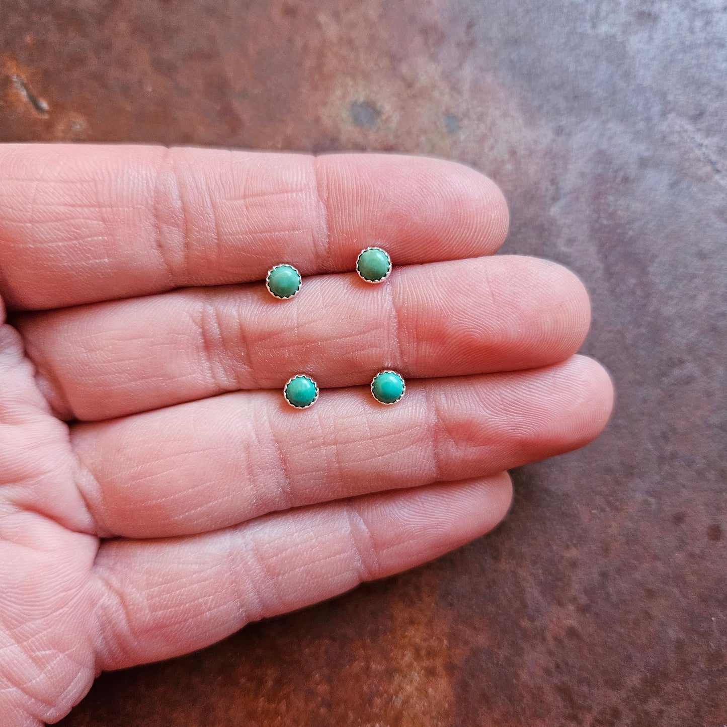 4mm Post Earrings