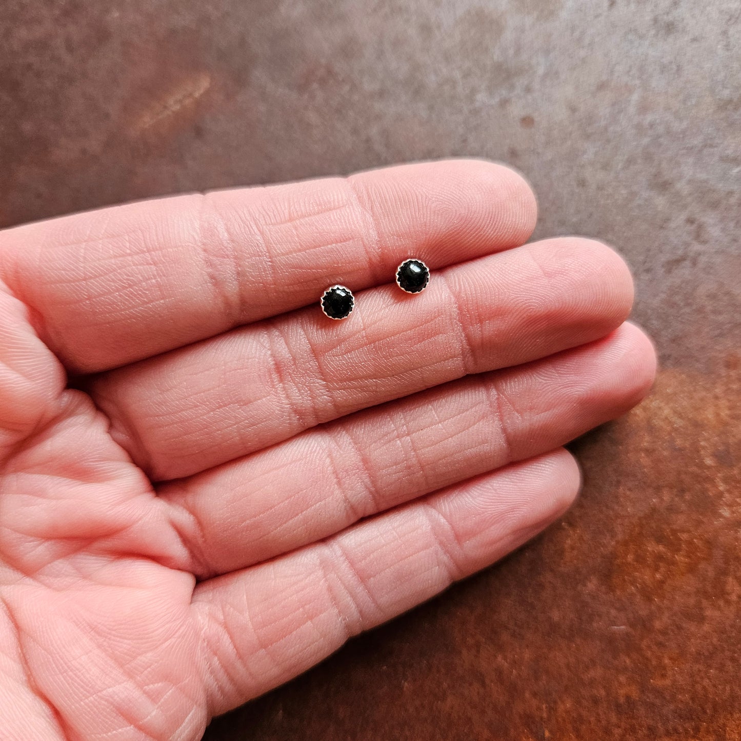 4mm Post Earrings