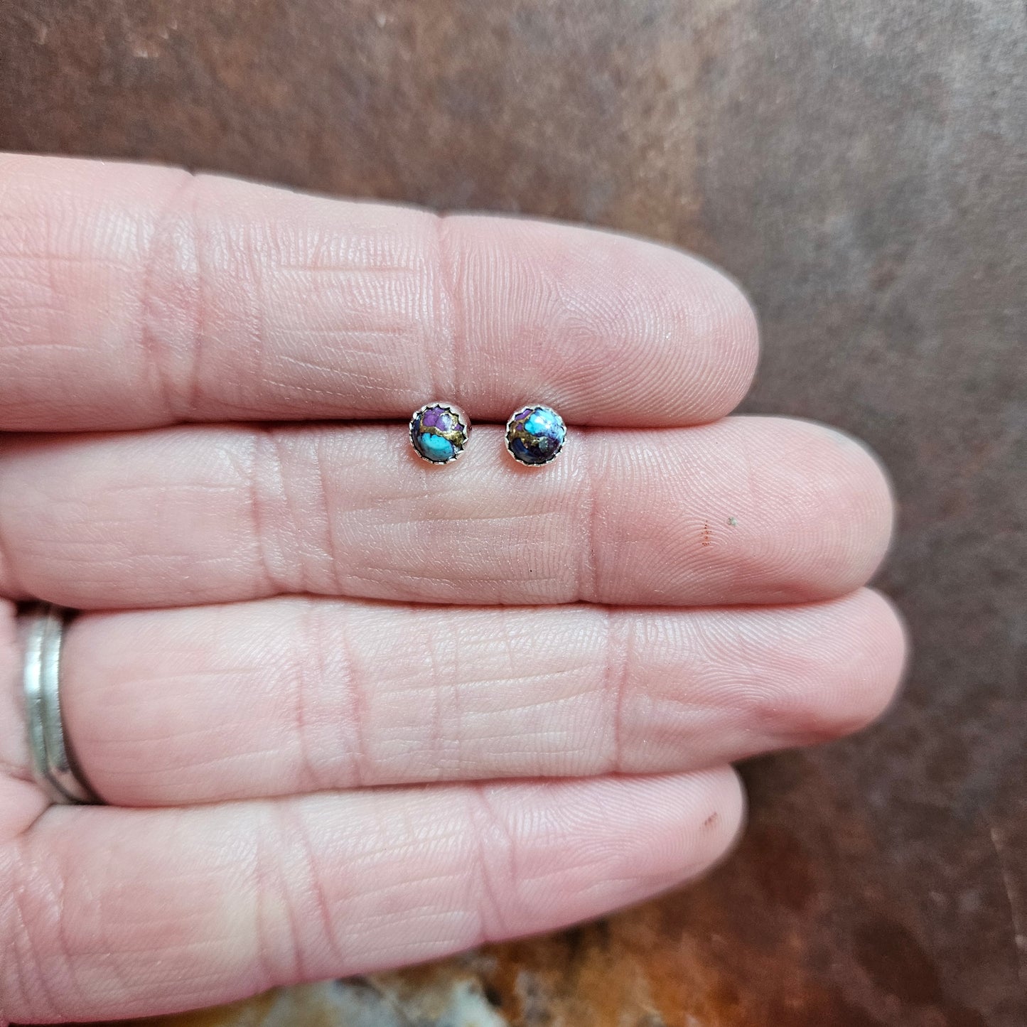 4mm Post Earrings