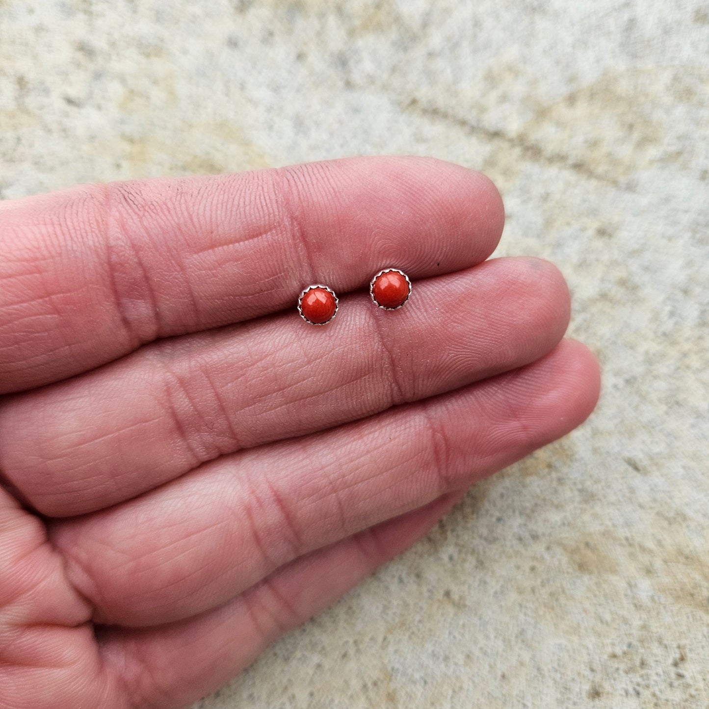 4mm Post Earrings