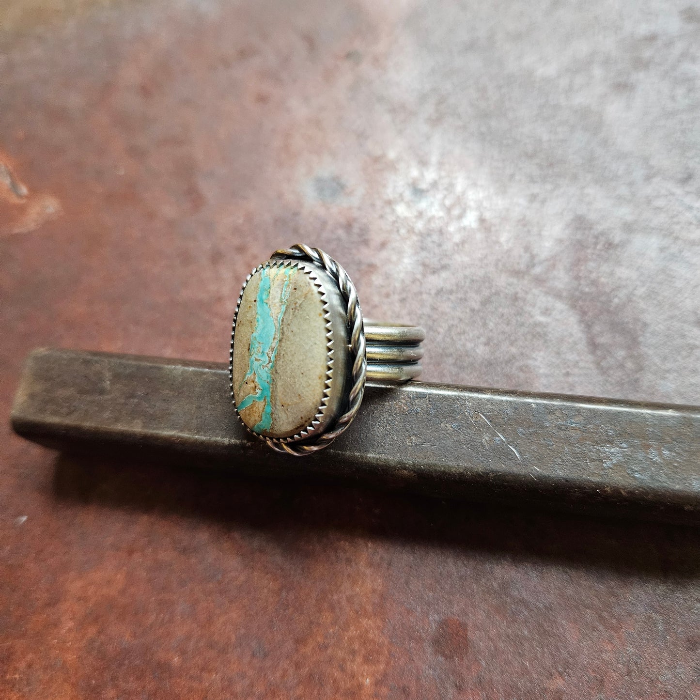 Royston Ribbon Turquoise Ring