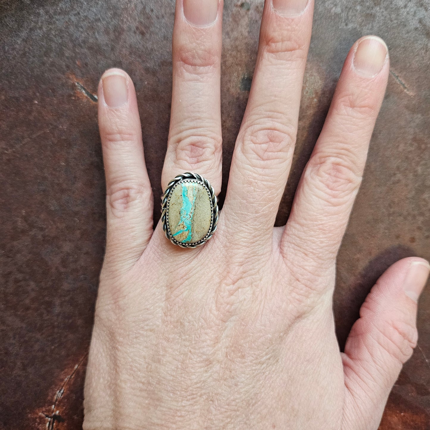 Royston Ribbon Turquoise Ring
