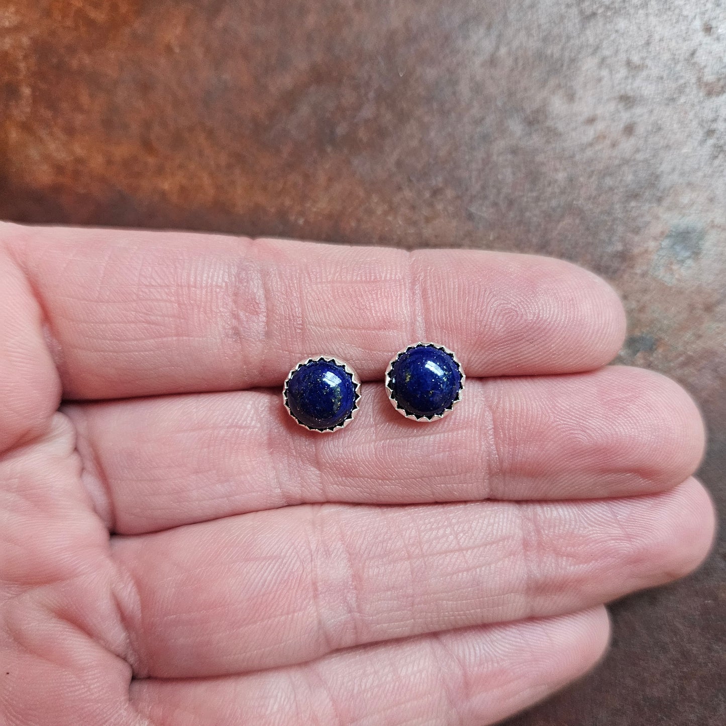 8mm Post Earrings
