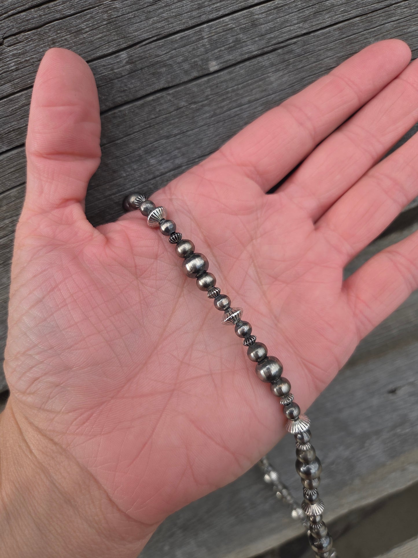 24" Mixed Size Pearls