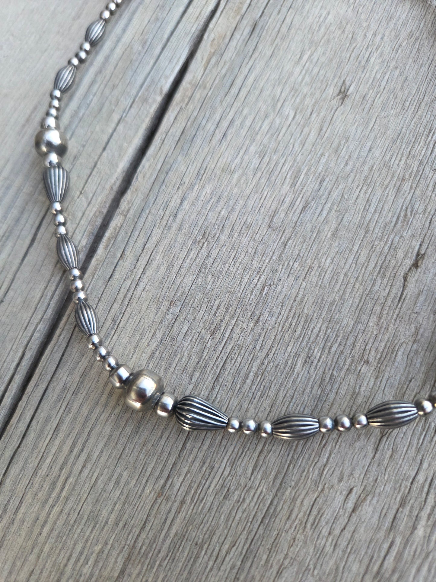 20" Pumpkin bead Pearls