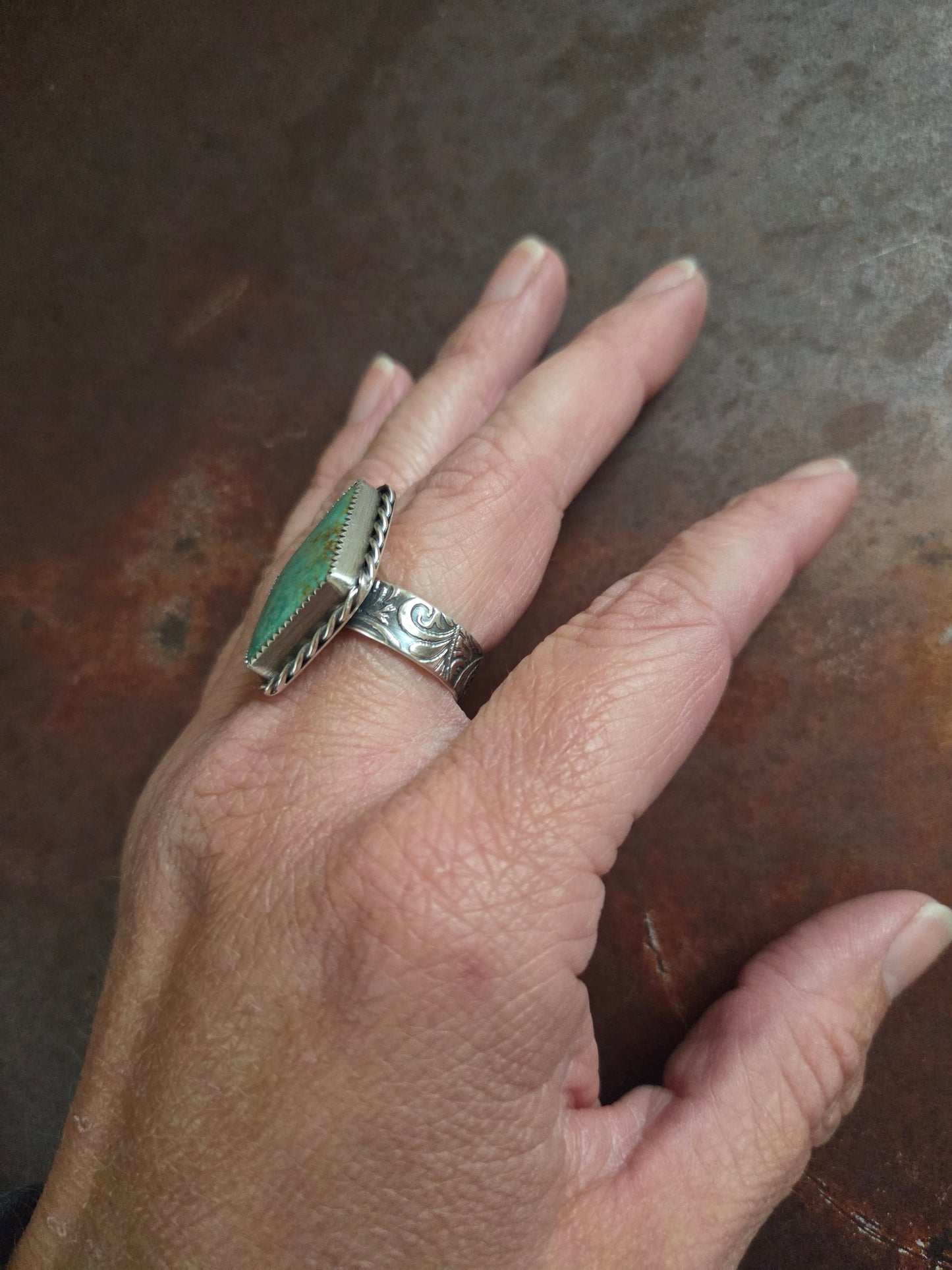 Tyrone Turquoise Ring