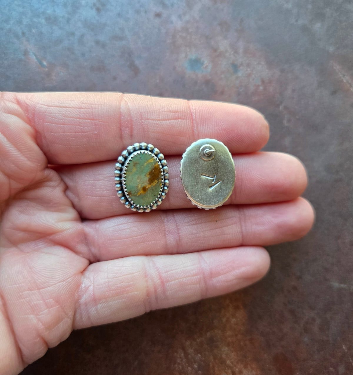Royston Turquoise Post Earrings