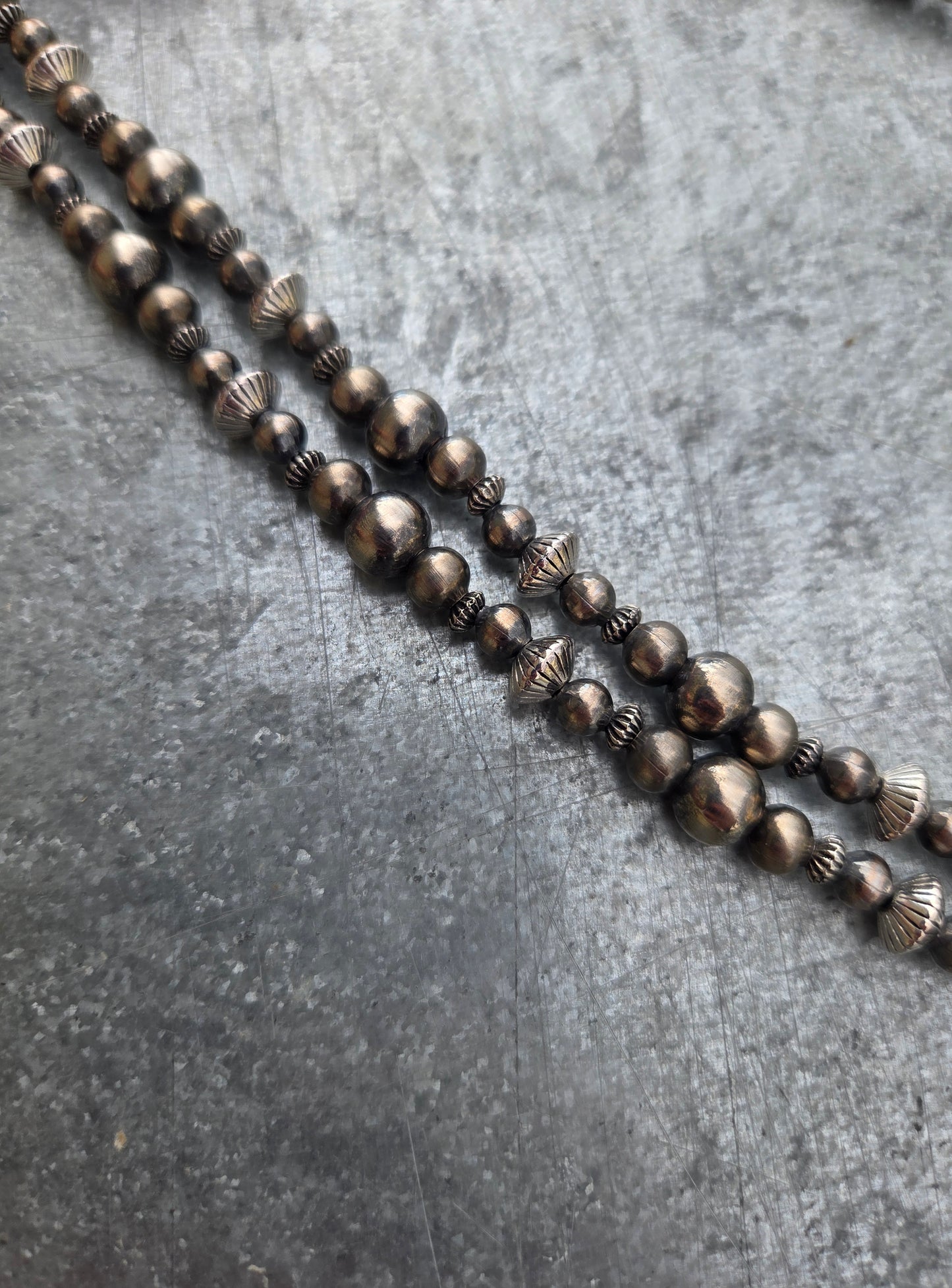 24" Mixed Size Pearls