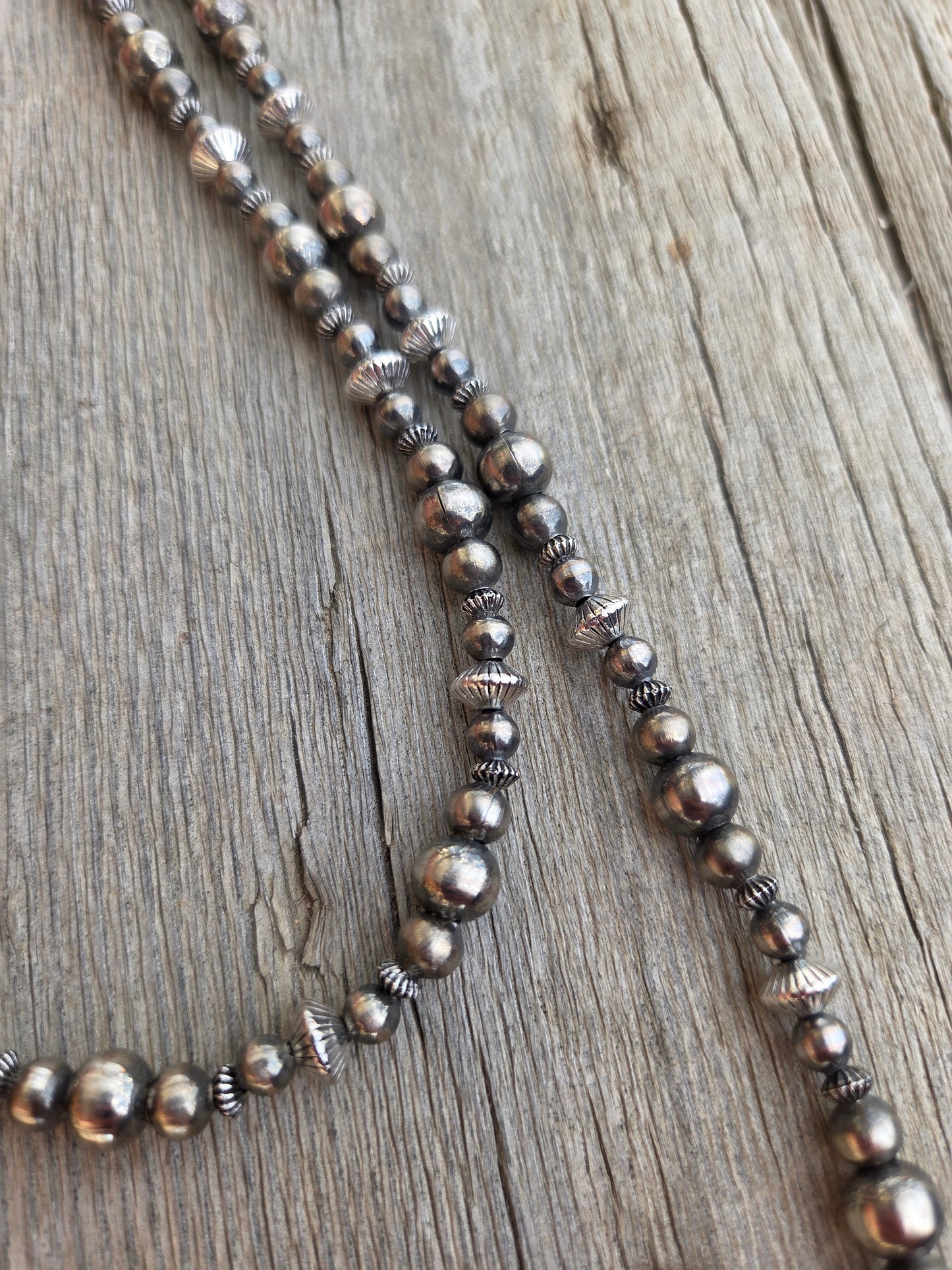 24" Mixed Size Pearls
