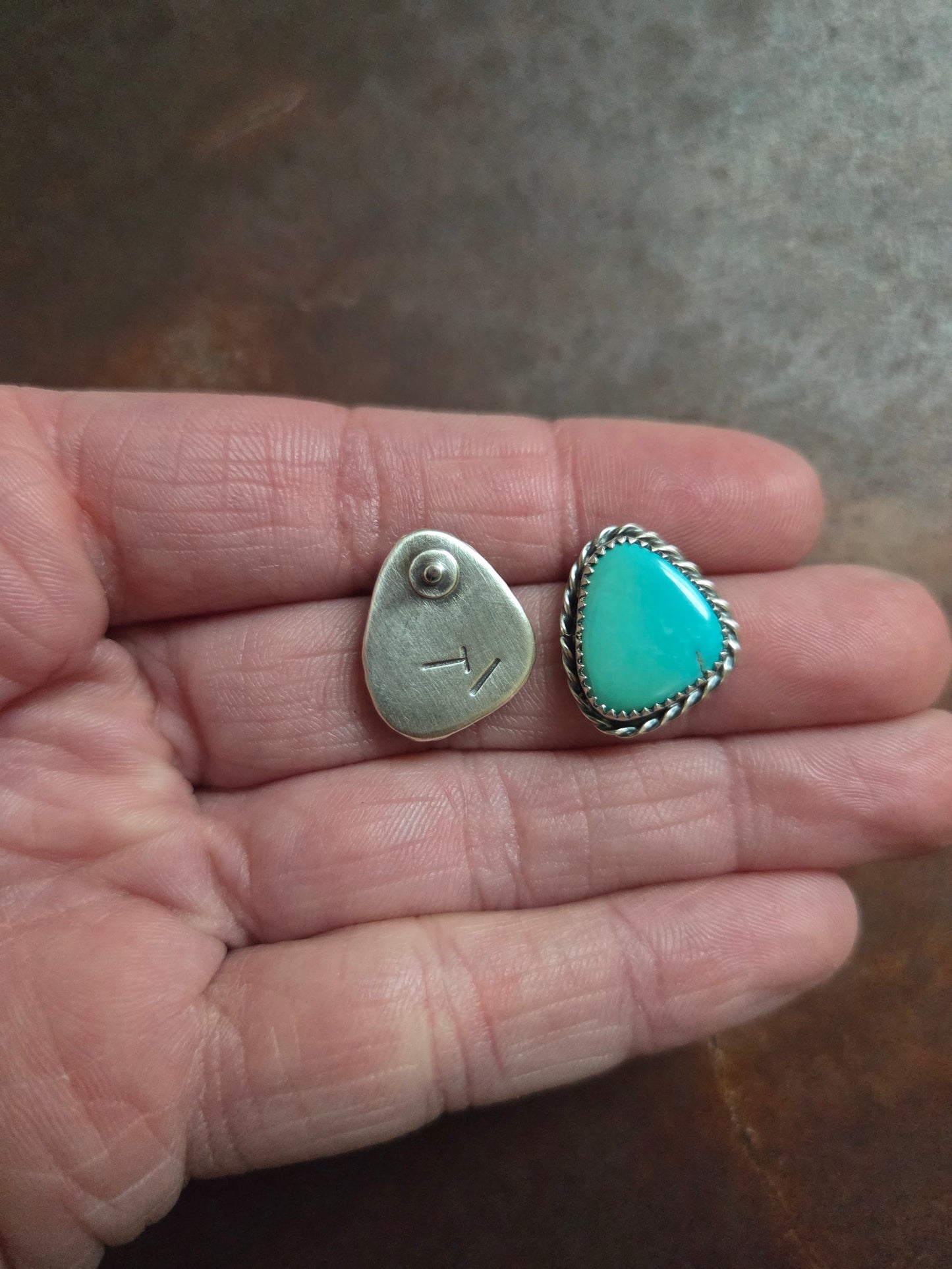 Tyrone Turquoise Post Earrings