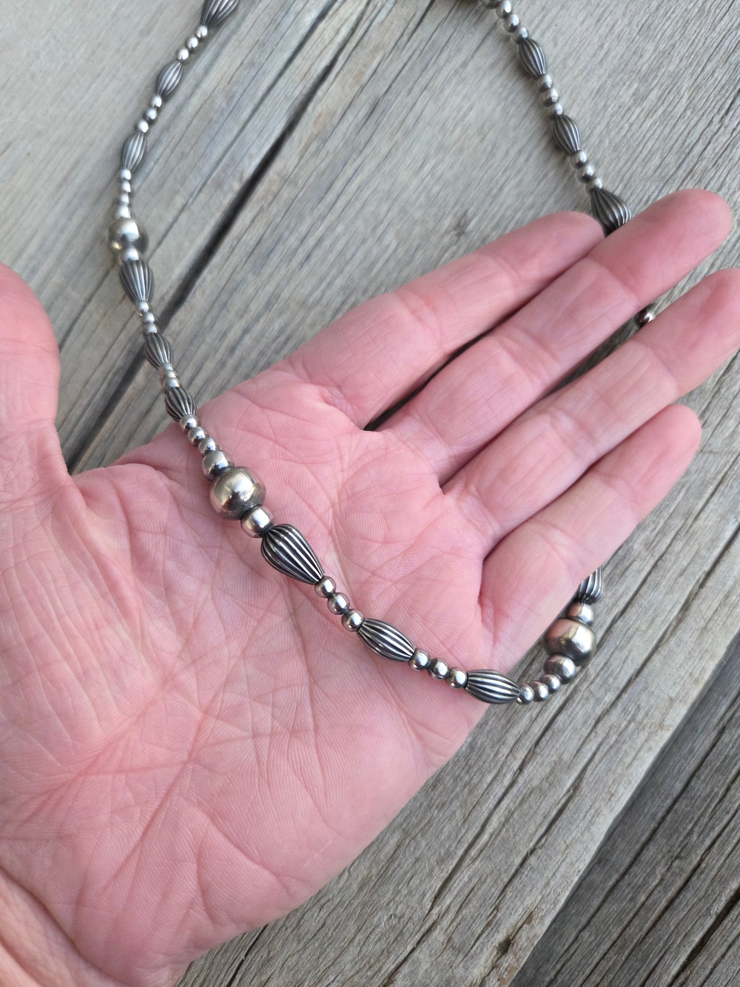 20" Pumpkin bead Pearls