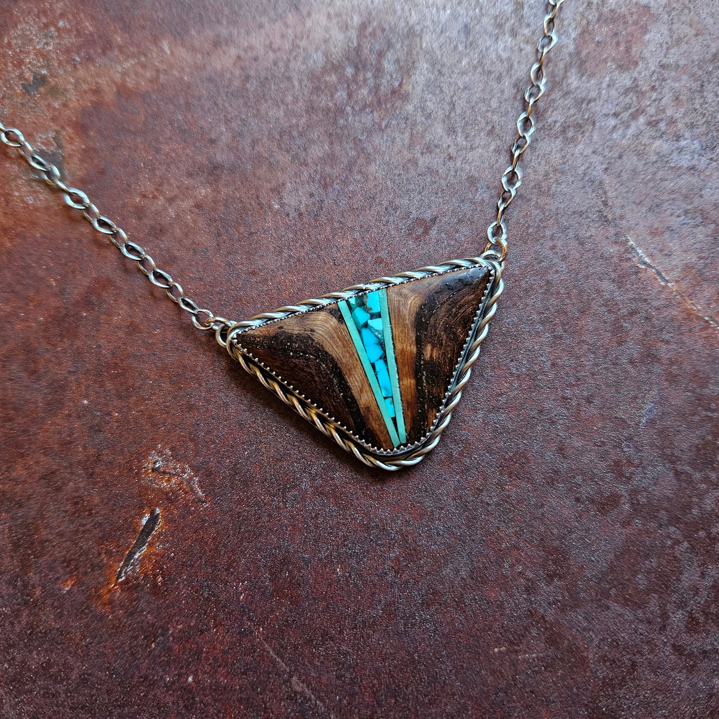 Douglas Fir with Turquoise Necklace