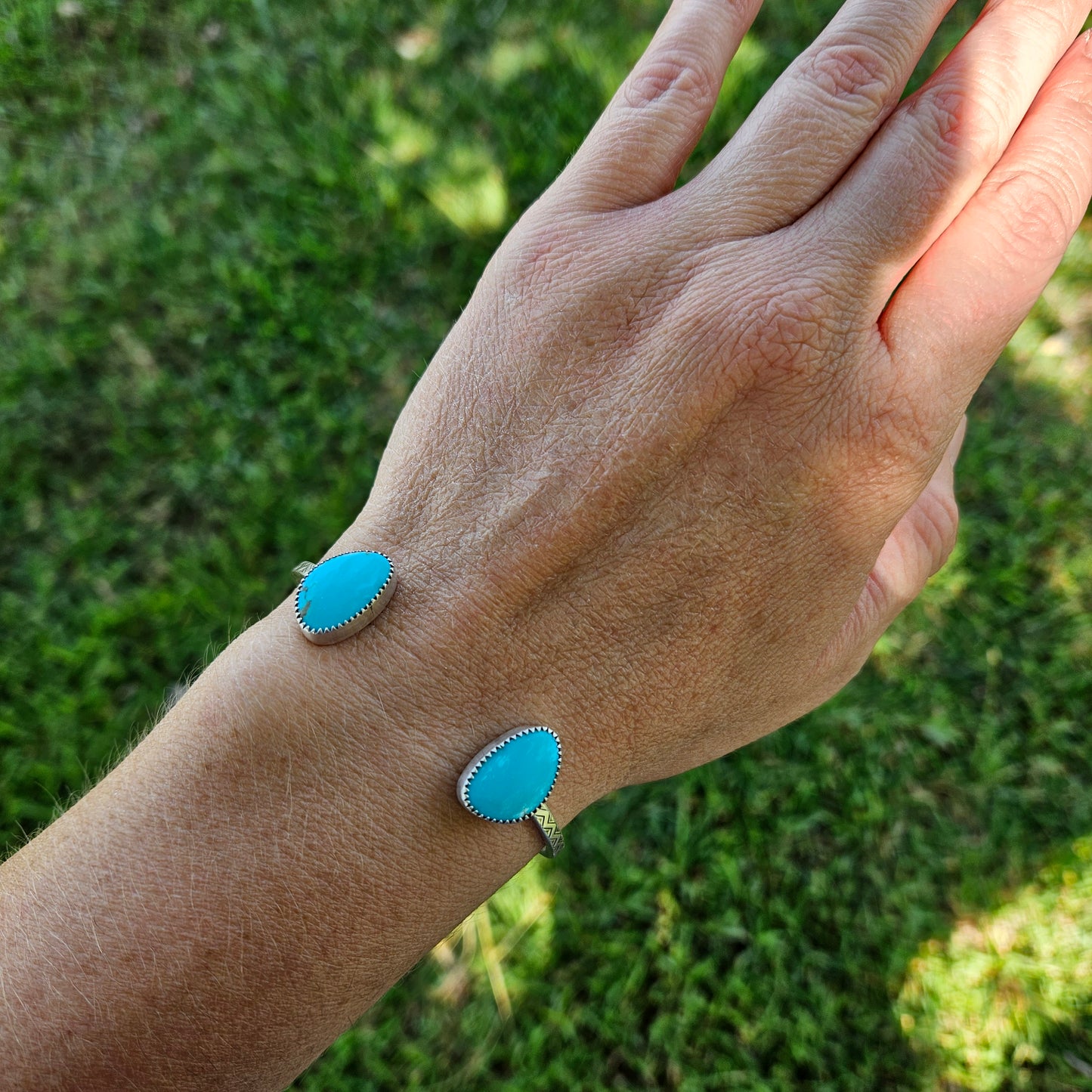 Kingman Turquoise Open-Top Cuff