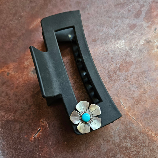 4" Flower Hair Clip