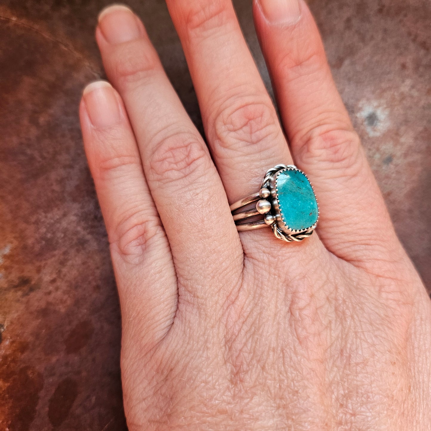 Kingman Turquoise Ring