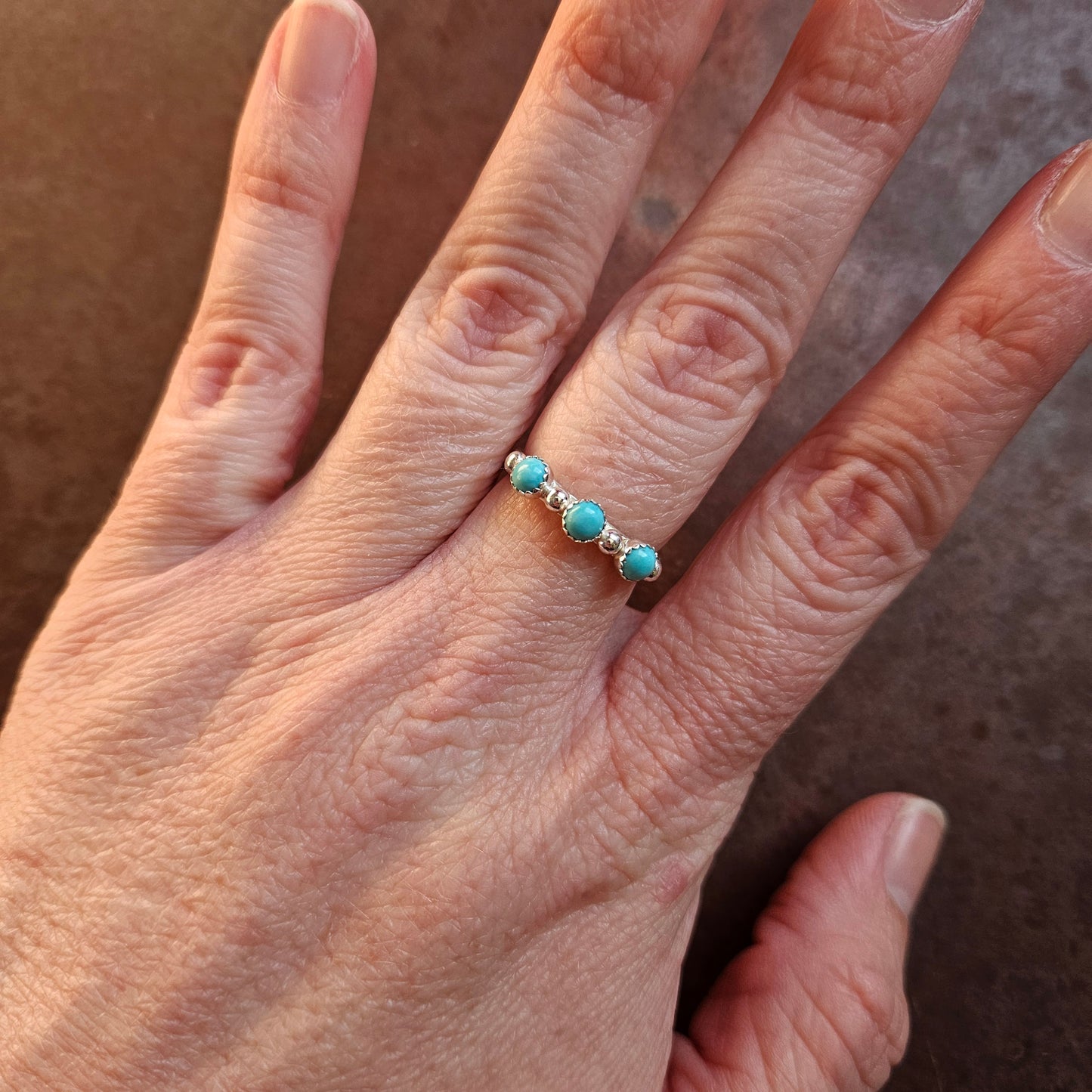 Turquoise Stacker Ring