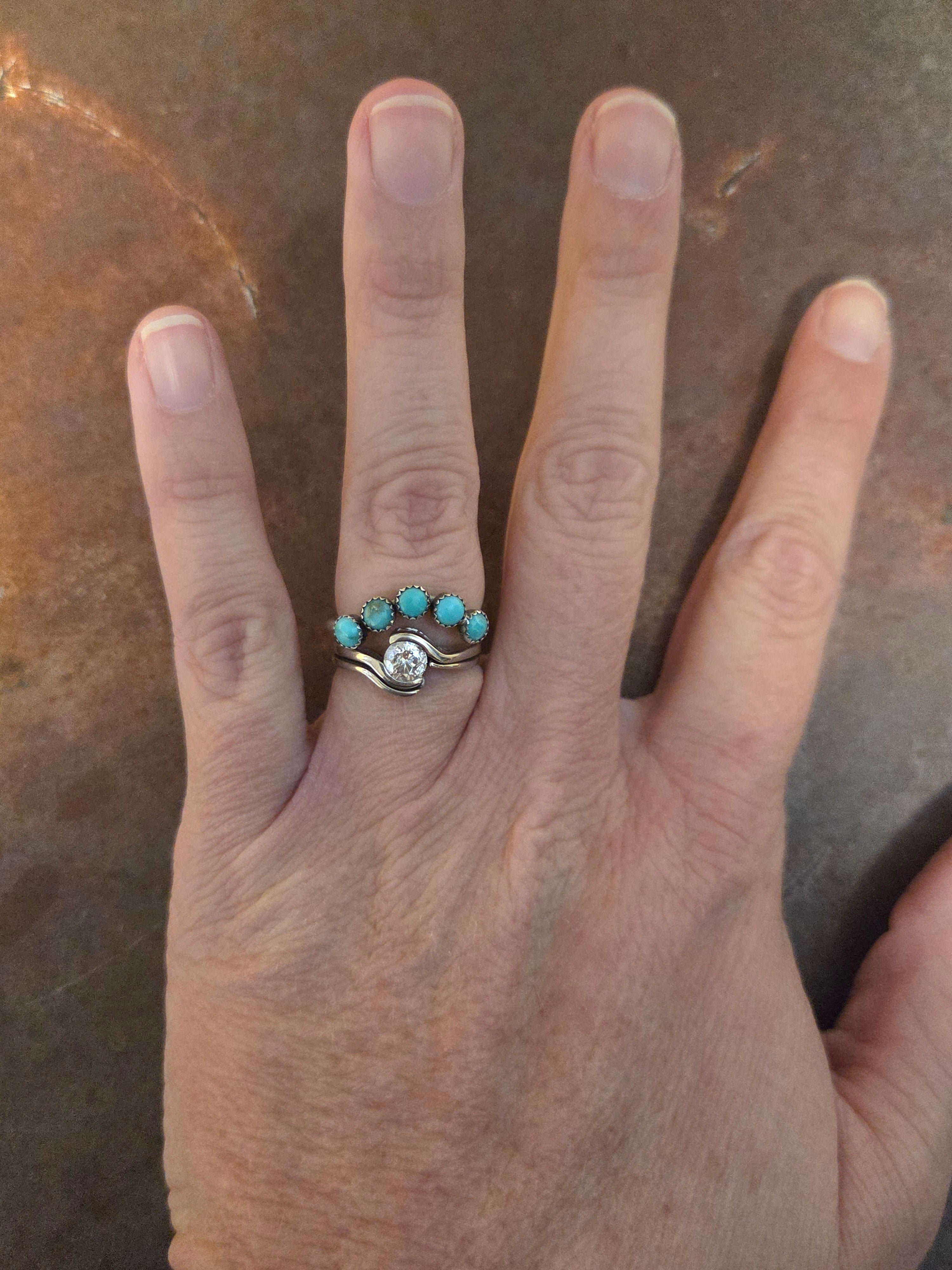 D-5｜Natural Stone Ring｜音と青の余韻 D-5｜Natural Stone Ring｜音と青の余韻 【公式通販】