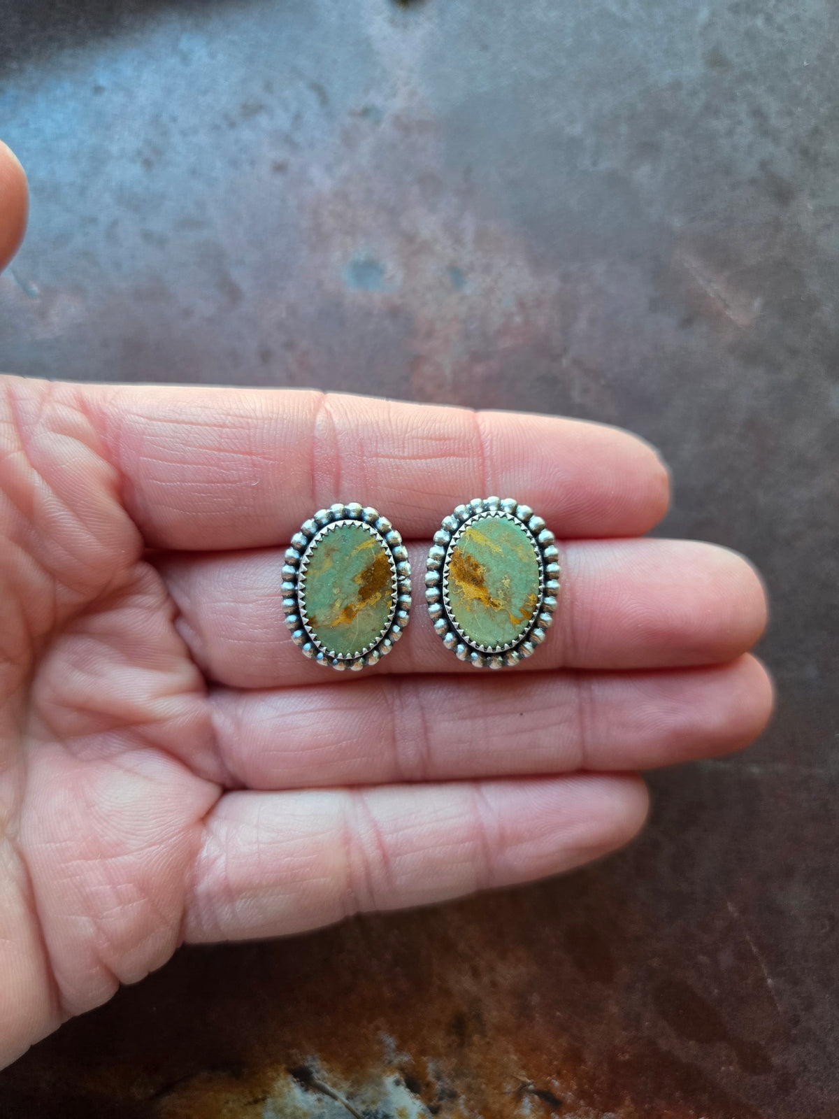 Royston Turquoise Post Earrings