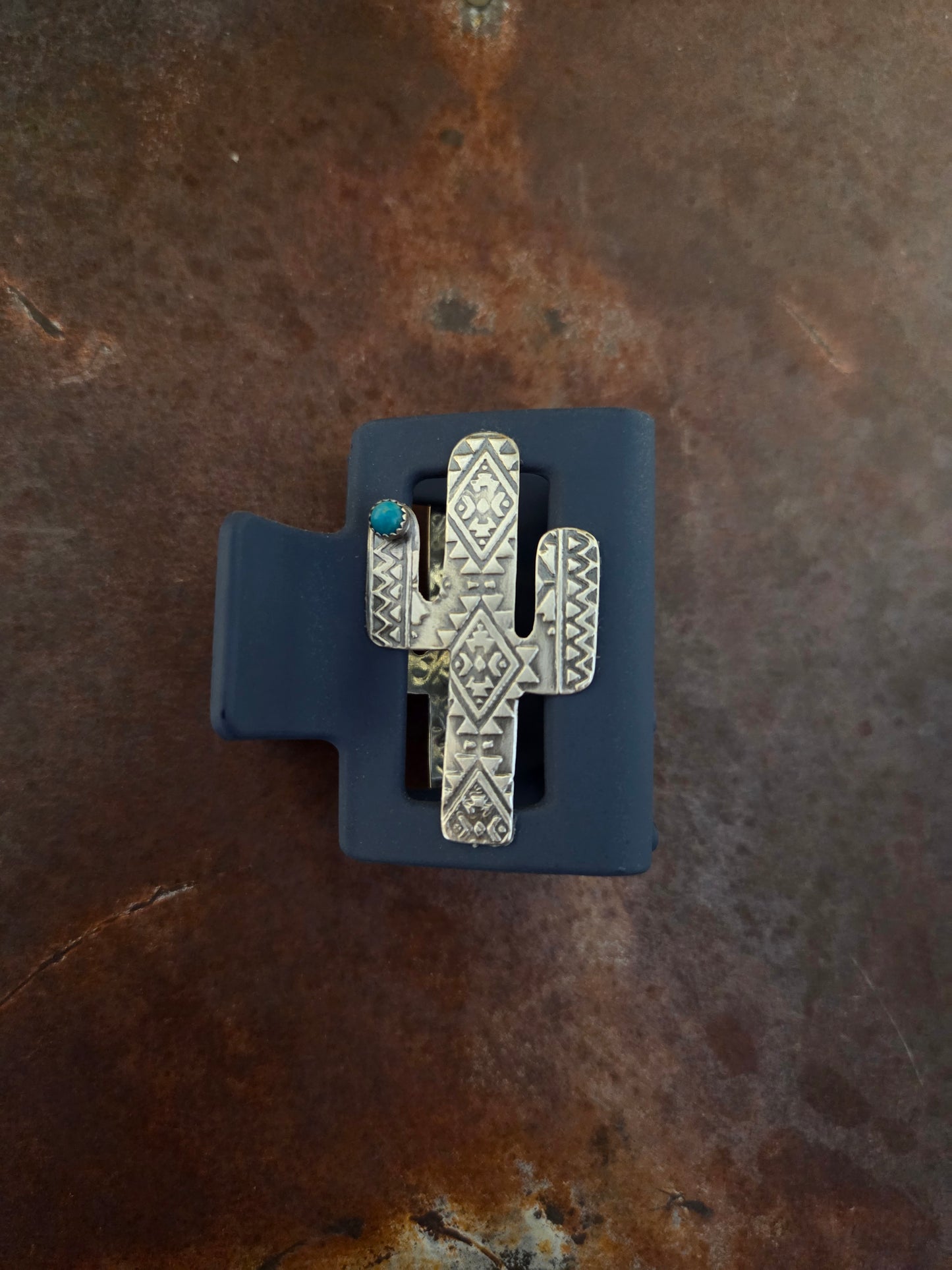 2" Cactus Hair Clip
