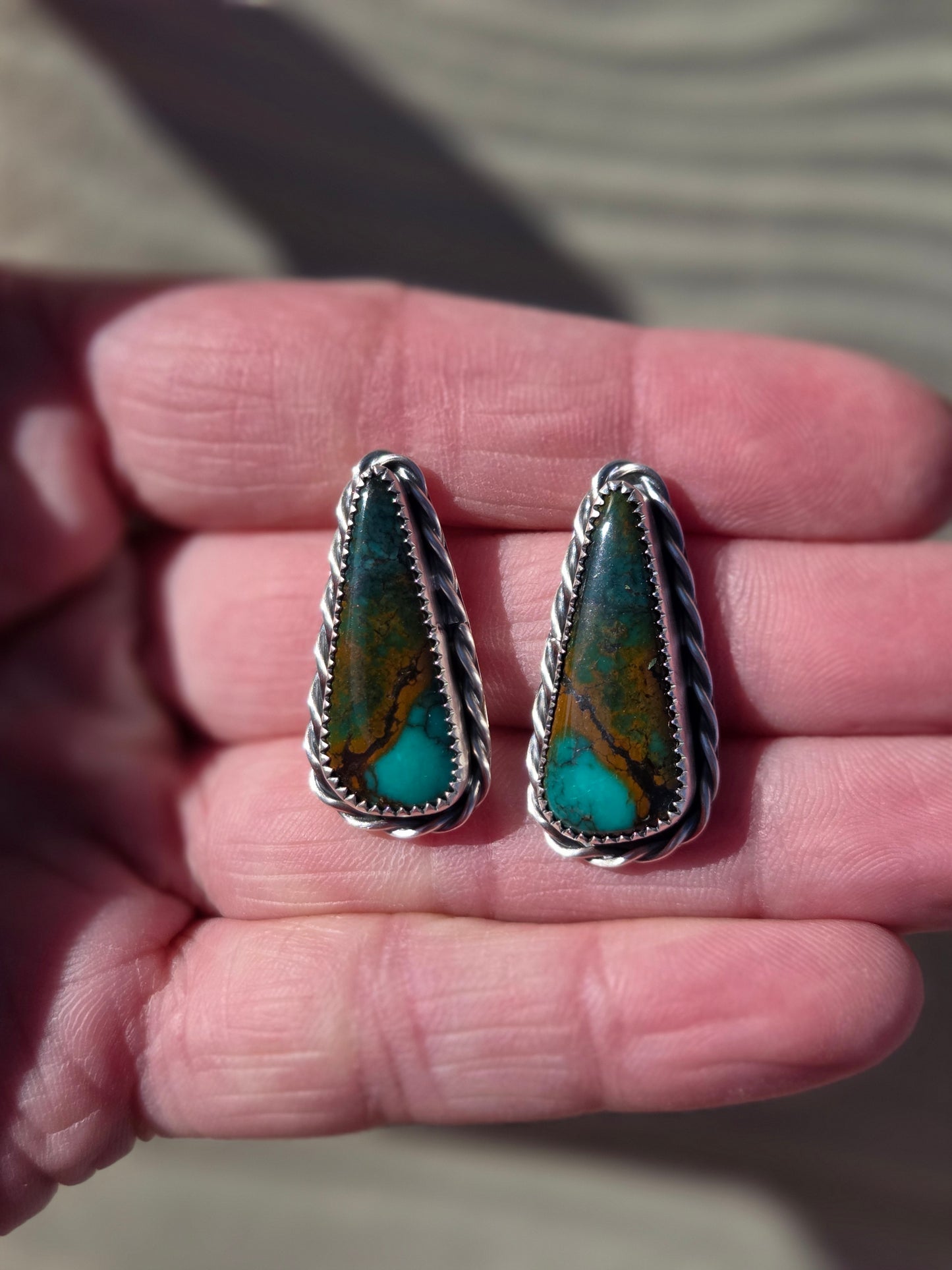 Moon River Turquoise Earrings