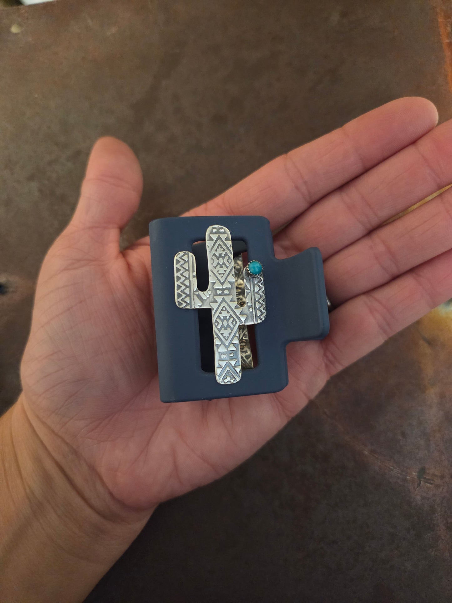2" Cactus Hair Clip