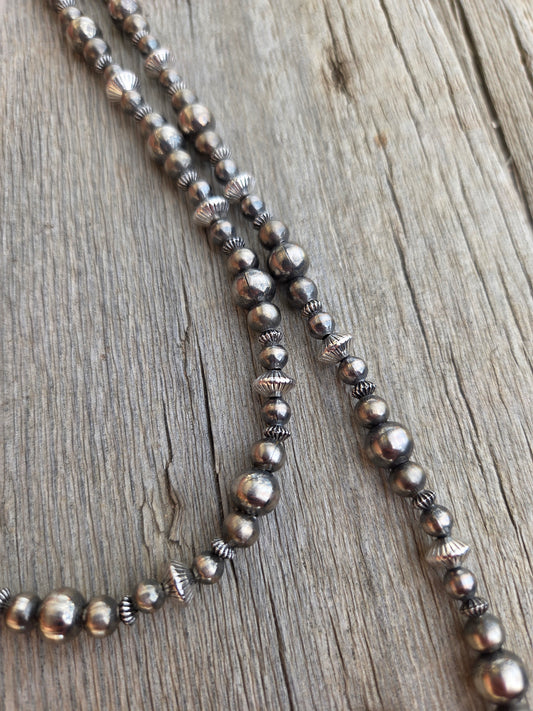24" Mixed Size Pearls