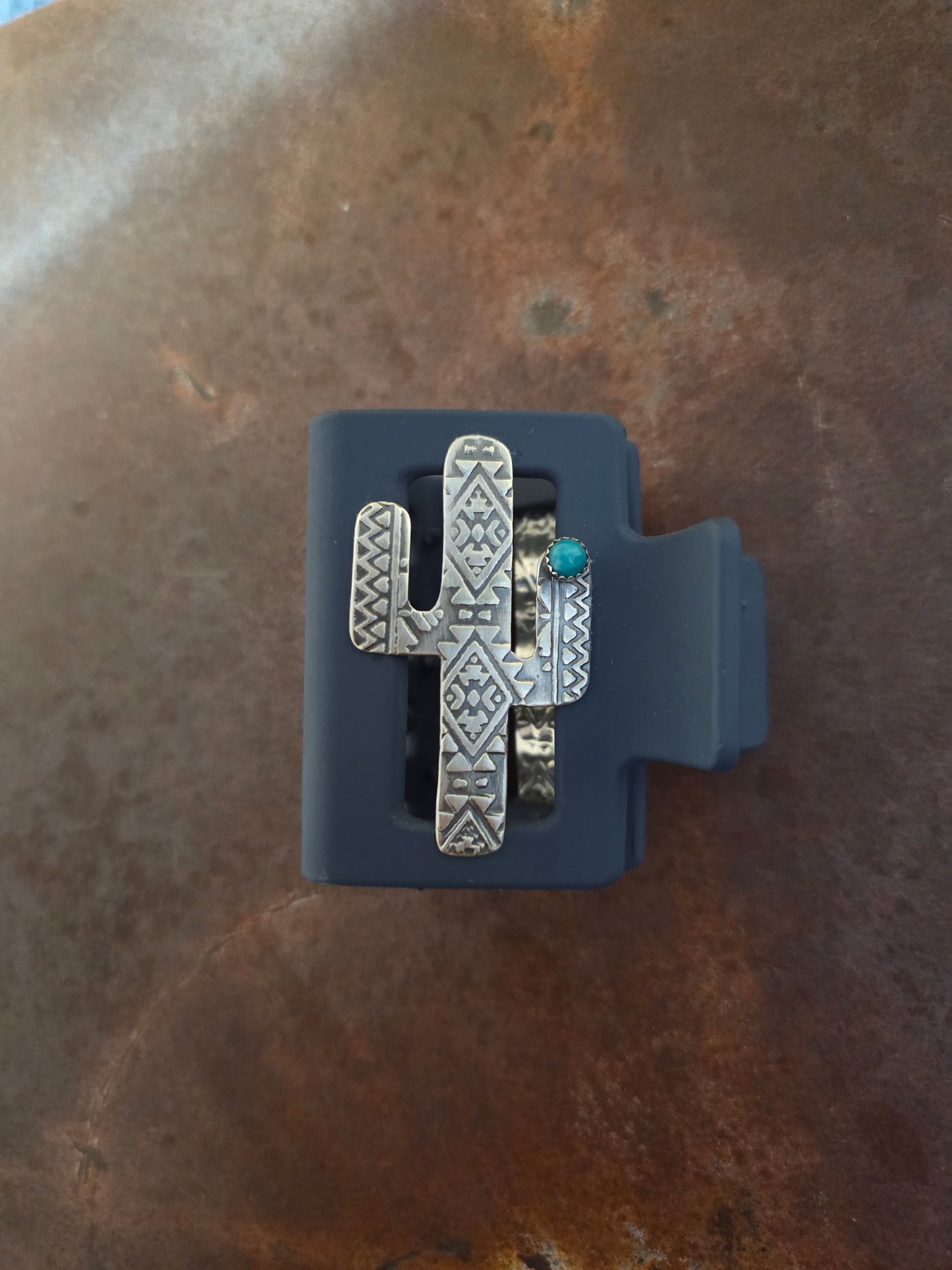 2" Cactus Hair Clip
